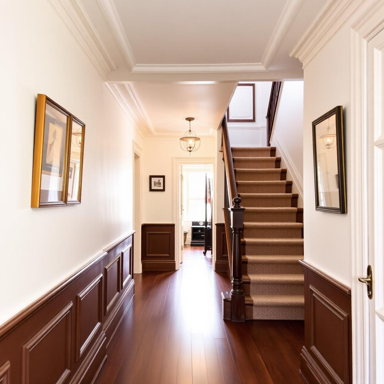 Victorian hallway restoration